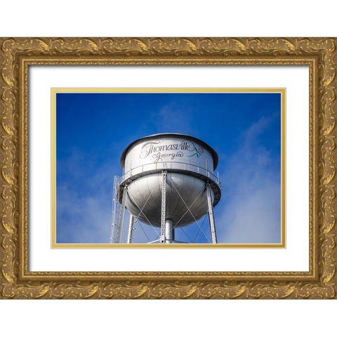 Watertower Classic Gold Ornate Wood Framed Art Print with Double Matting by Malone, Will