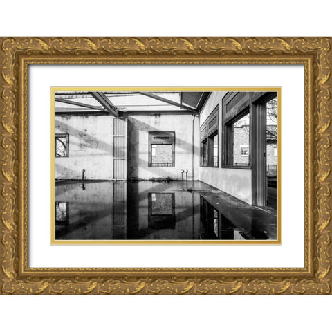 Yelow Korner 2 Gold Ornate Wood Framed Art Print with Double Matting by Malone, Will