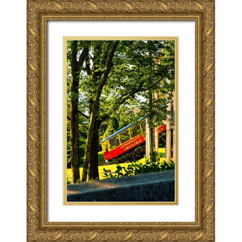 Lookout Incline Gold Ornate Wood Framed Art Print with Double Matting by Malone, Will
