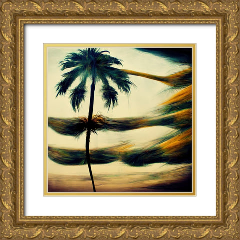 Summer Breeze 1 Gold Ornate Wood Framed Art Print with Double Matting by Screendoor