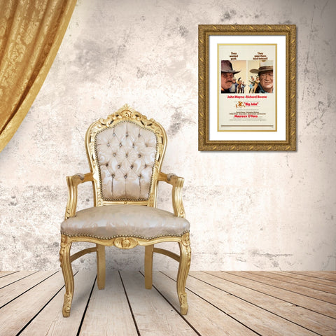 Big Jake 2 Gold Ornate Wood Framed Art Print with Double Matting by Screendoor