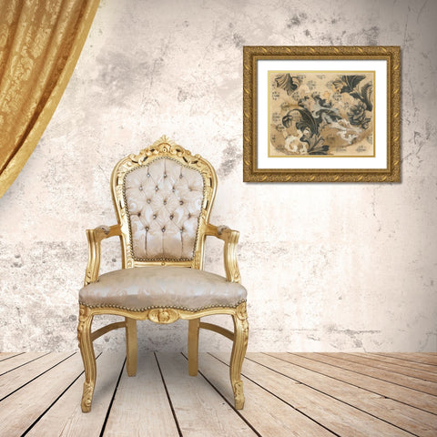 Baroque Gold Ornate Wood Framed Art Print with Double Matting by Adkin, Arielle