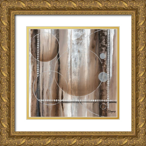 Whirligig II Gold Ornate Wood Framed Art Print with Double Matting by Angeney, Tamara