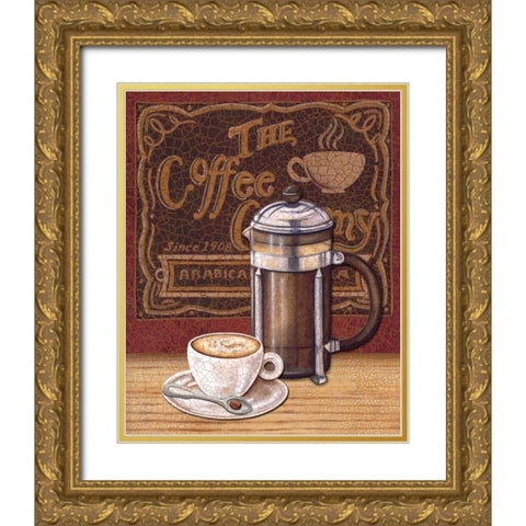 Cafe Mundo IV Gold Ornate Wood Framed Art Print with Double Matting by Audrey, Charlene