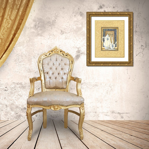 Earl Grey Gold Ornate Wood Framed Art Print with Double Matting by Audrey, Charlene