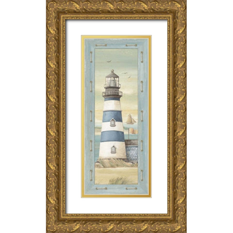 First Light II Gold Ornate Wood Framed Art Print with Double Matting by Audrey, Charlene