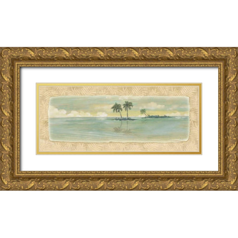 Oasis II Gold Ornate Wood Framed Art Print with Double Matting by Audrey, Charlene