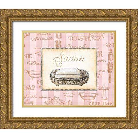 Beaute Feminine III Gold Ornate Wood Framed Art Print with Double Matting by Audrey, Charlene