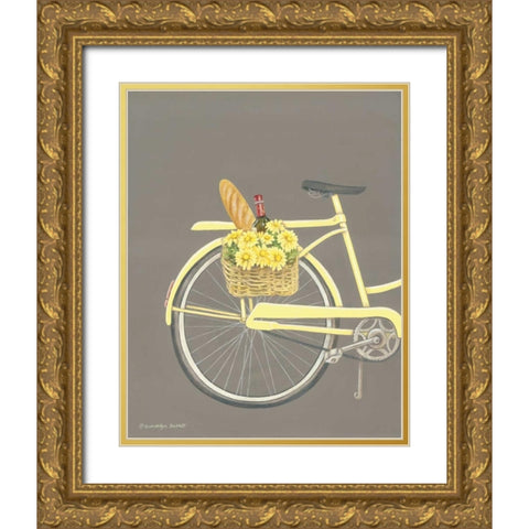Bicycle I Gold Ornate Wood Framed Art Print with Double Matting by Babbit, Gwendolyn