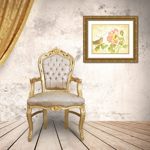 Think Gold Ornate Wood Framed Art Print with Double Matting by Babbitt, Gwendolyn
