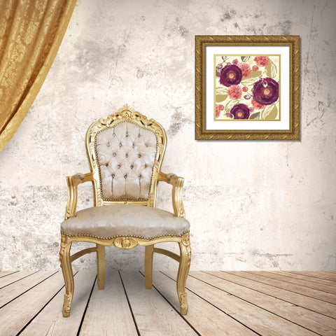 Mulberry I Gold Ornate Wood Framed Art Print with Double Matting by Berrenson, Sara