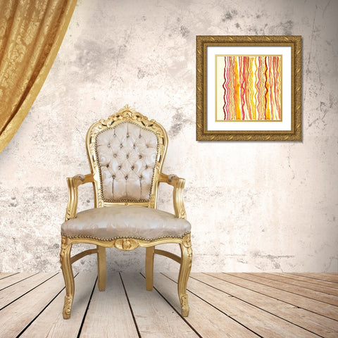 Desert Sunrise I Gold Ornate Wood Framed Art Print with Double Matting by Berrenson, Sara