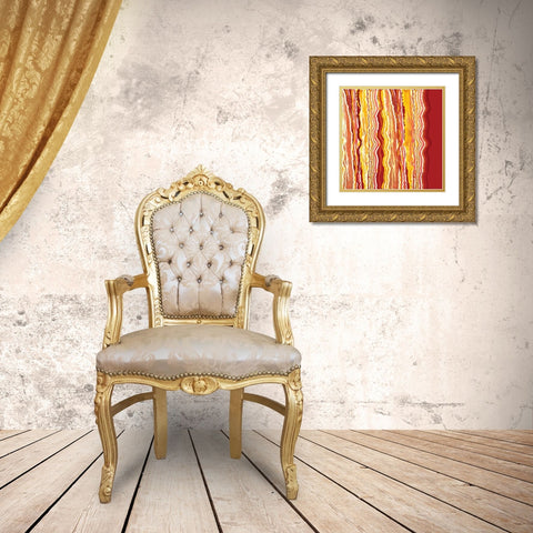 Desert Sunrise II Gold Ornate Wood Framed Art Print with Double Matting by Berrenson, Sara