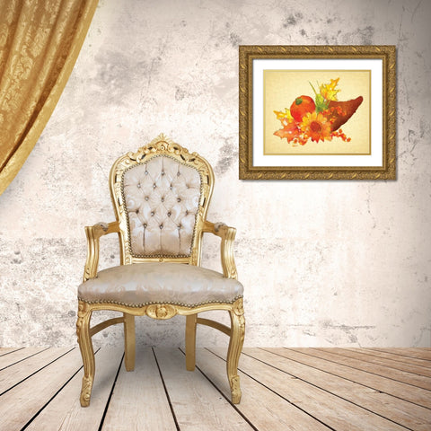 Cornucopia Gold Ornate Wood Framed Art Print with Double Matting by Berrenson, Sara