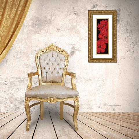 Bella Grande Tulips Gold Ornate Wood Framed Art Print with Double Matting by Brent, Paul