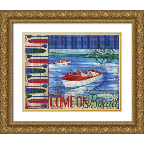Lake Time II Gold Ornate Wood Framed Art Print with Double Matting by Brent, Paul