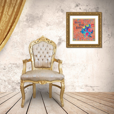 Kailua Cove II Gold Ornate Wood Framed Art Print with Double Matting by Brent, Paul