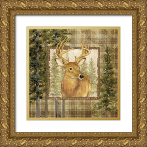 Lodge Portrait I Gold Ornate Wood Framed Art Print with Double Matting by Brent, Paul