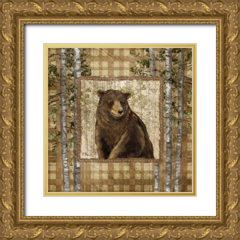Lodge Portrait II Gold Ornate Wood Framed Art Print with Double Matting by Brent, Paul