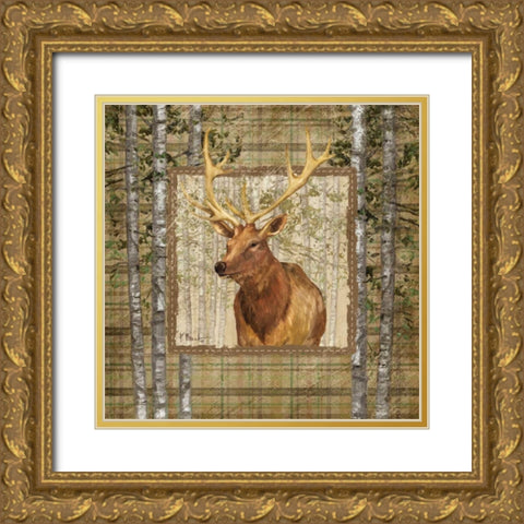 Lodge Portrait III Gold Ornate Wood Framed Art Print with Double Matting by Brent, Paul