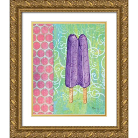 Frozen Delight III Gold Ornate Wood Framed Art Print with Double Matting by Brent, Paul