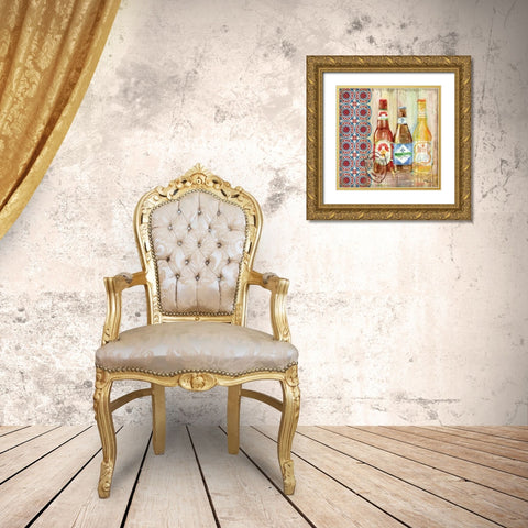 Bellevue Beer I Gold Ornate Wood Framed Art Print with Double Matting by Brent, Paul