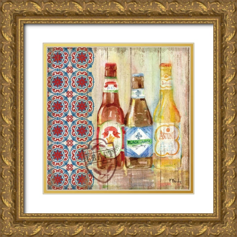 Bellevue Beer I Gold Ornate Wood Framed Art Print with Double Matting by Brent, Paul
