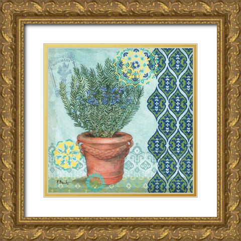Garden to Table II Gold Ornate Wood Framed Art Print with Double Matting by Brent, Paul