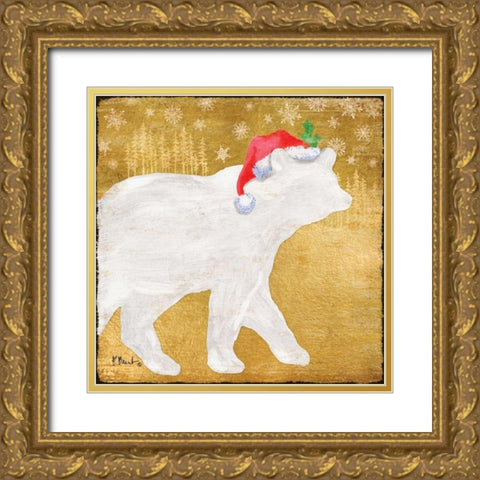 Gold Holiday I Gold Ornate Wood Framed Art Print with Double Matting by Brent, Paul