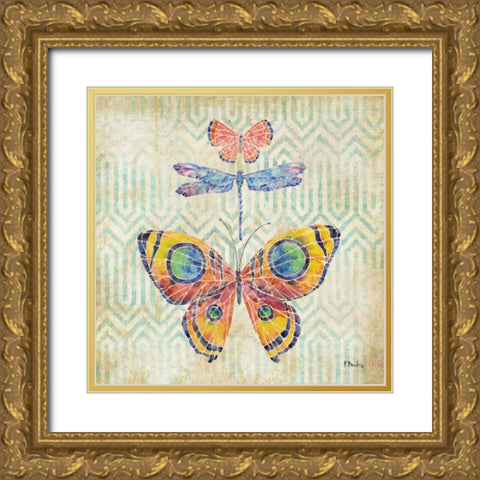 Enchanting Wings I Gold Ornate Wood Framed Art Print with Double Matting by Brent, Paul