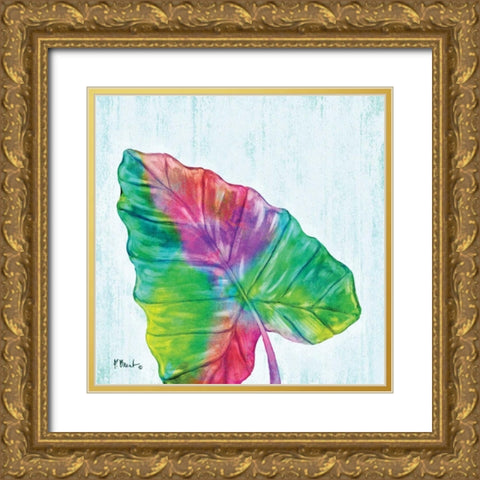 Prism Palm III Gold Ornate Wood Framed Art Print with Double Matting by Brent, Paul
