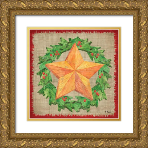 Carpentry Christmas I Gold Ornate Wood Framed Art Print with Double Matting by Brent, Paul