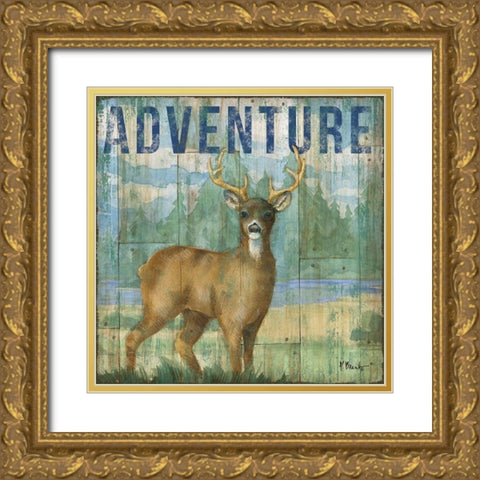 Adventure Lodge I Gold Ornate Wood Framed Art Print with Double Matting by Brent, Paul