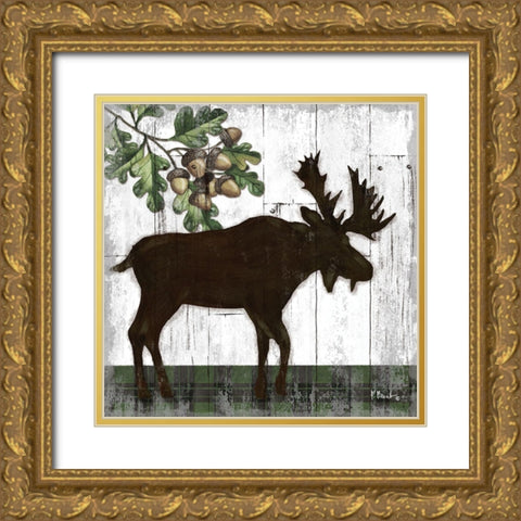Wildwood Lodge III Gold Ornate Wood Framed Art Print with Double Matting by Brent, Paul