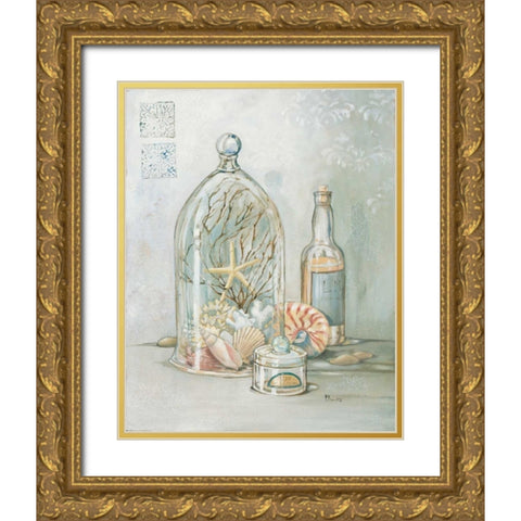 Amenities I Gold Ornate Wood Framed Art Print with Double Matting by Brent, Paul