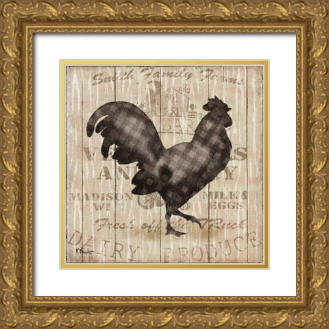 Farmers Market I Gold Ornate Wood Framed Art Print with Double Matting by Brent, Paul
