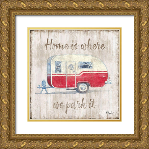 Land Drifter I Gold Ornate Wood Framed Art Print with Double Matting by Brent, Paul