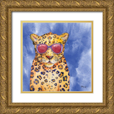 Sunny Farm V Gold Ornate Wood Framed Art Print with Double Matting by Brent, Paul