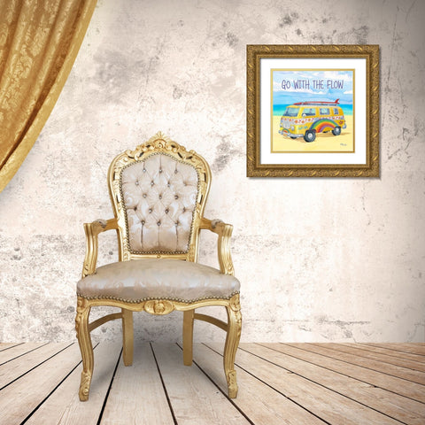 Surf Voyage II Gold Ornate Wood Framed Art Print with Double Matting by Brent, Paul