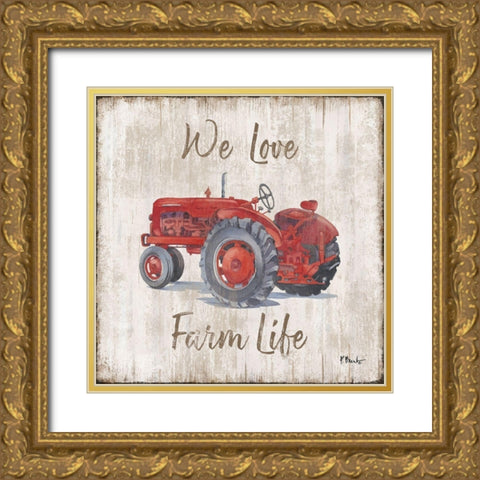 Land Drifter II Gold Ornate Wood Framed Art Print with Double Matting by Brent, Paul