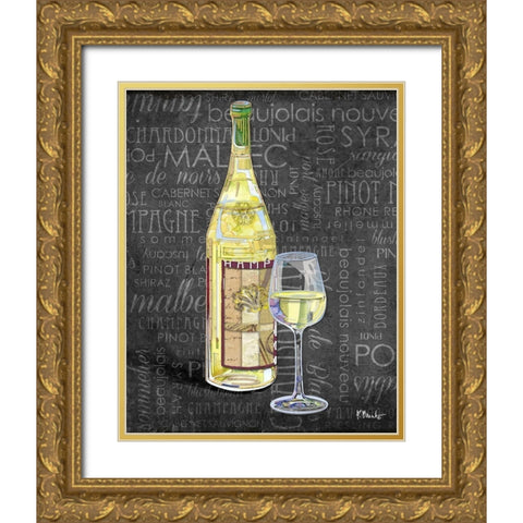 Sundried Wine II Gold Ornate Wood Framed Art Print with Double Matting by Brent, Paul