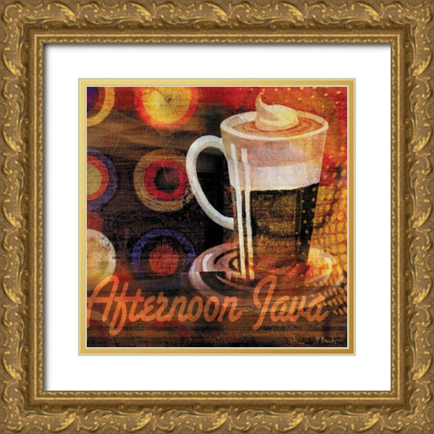 Coffee Break II Gold Ornate Wood Framed Art Print with Double Matting by Brent, Paul