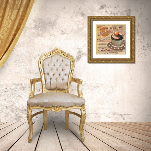 Baking Sign I Gold Ornate Wood Framed Art Print with Double Matting by Brent, Paul