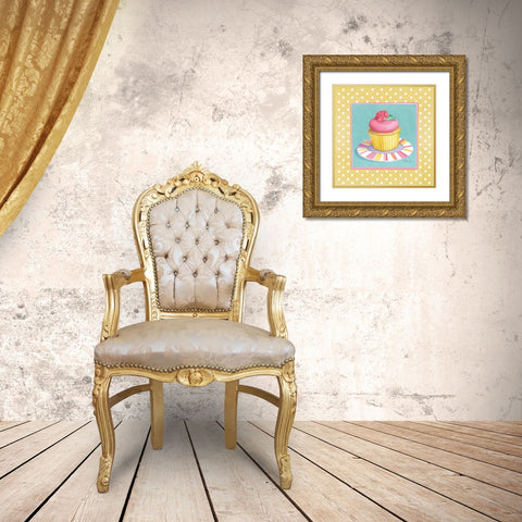 Sorority Girls I Gold Ornate Wood Framed Art Print with Double Matting by Brent, Paul