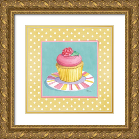 Sorority Girls I Gold Ornate Wood Framed Art Print with Double Matting by Brent, Paul