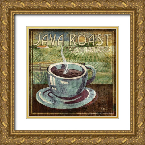 Java Roast Gold Ornate Wood Framed Art Print with Double Matting by Brent, Paul