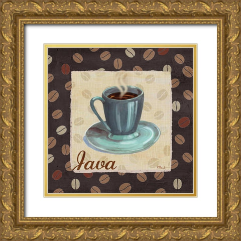 Cup of Joe IV Gold Ornate Wood Framed Art Print with Double Matting by Brent, Paul