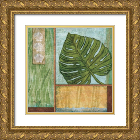 La Palma I Gold Ornate Wood Framed Art Print with Double Matting by Brent, Paul