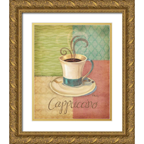 Quattro Coffee I Gold Ornate Wood Framed Art Print with Double Matting by Brent, Paul