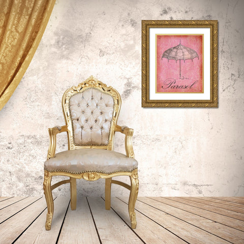 Parisian Market IV Gold Ornate Wood Framed Art Print with Double Matting by Brent, Paul
